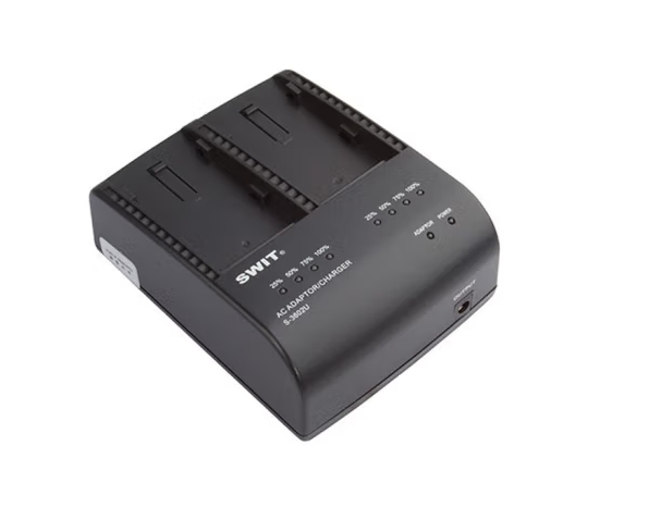 奥视威/SWIT S-3602U 相机电池/充电器 DV系列摄像机电池双通道充电器 官方标配
