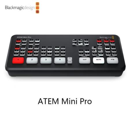 blackmagicdesign ATEM Mini Pro 其他视频设备 4路切换台导播台广播级现场制作 高清直播多机位BMD导播台USB采集直播推流 